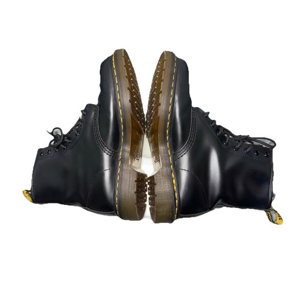 Dr. Martens 11822 Lace Combat Boots Smooth Black Leather 6.5M 7.5W 38.5EU Docs - Picture 4 of 8